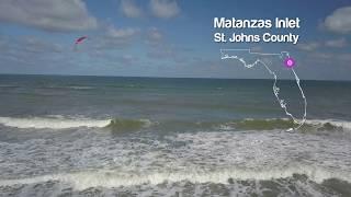 Florida Travel: Kiteboarding at Matanzas Inlet