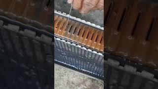 cleaning radiator