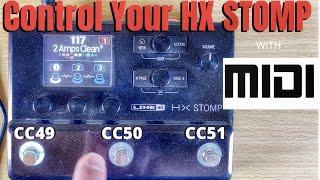 How To Control Everything in your HX STOMP with MIDI