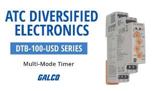 ATC DTB100 USD Series DIN Rail Mount Multifunction Time Relay