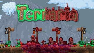 You need to play this with Terraria 1.4.2! Hero's Quest Adventure Map!