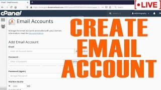 [LIVE] How to create Email Account in cPanel?