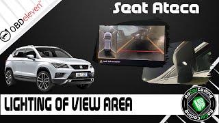 LIGHTING OF VIEW AREA: MIRROR LIGHTS IN R | SEAT ATECA KH7 | #OBDELEVEN