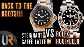 NEUE STEINHART GMT VS ROLEX GMT Master II Root Beer | Steinhart GMT Two Tone |Test|Review|Deutsch