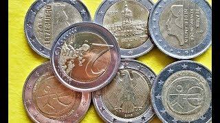 2 Euro Money 25 coins Austria Belgium Germany France Italy Luxembourg  Netherland