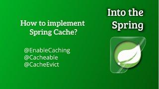 Implementing Spring Cache