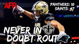 REACTION: Saints 47, Panthers 10 | Is New Orleans Offense REAL DEAL Under Klint Kubiak?