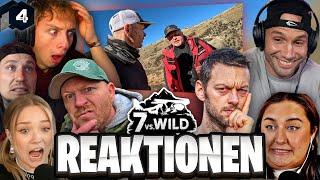 Heftiger Konflikt!  ALLE Reaktionen der Teilnehmer auf Folge 4 (7 vs. Wild - Crashed)