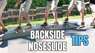 How To Backside Noseslide On A Skateboard: No Ollie Required 