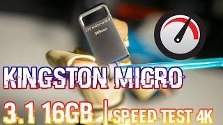 Kingston DT Micro 3.1 16GB Speed Test & Transfer files speed