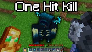 One Hitting Every Boss in Survival Minecraft