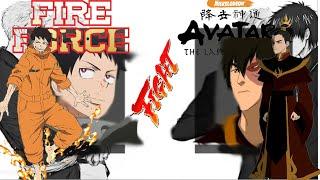 Zuko Vs Shinra | Fire Force v Avatar | JUS MUGEN 2021