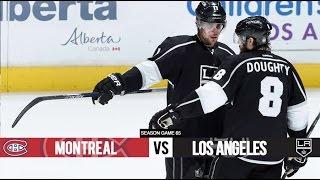 Montreal Canadiens vs Los Angeles Kings - Season Game 64 - All Goals (4/3/16)