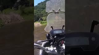 TENERE 250 no rio- SÍTIO Ruediger #tenere250 #moto #motovlog #viagem #yamaha