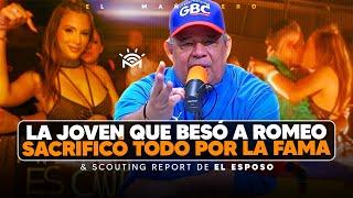 La Razón del beso de la Joven a Romeo Santos - Luisín Jiménez y Scouting Report al Esposo