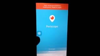 Banned on Periscope