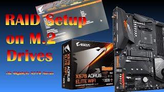 Raid Setup on M.2 Drives via Gigabyte X570 Aorus