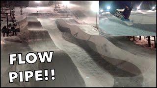 EPIC NEW FLOW PIPE Opens Up At Woodward Tahoe Boreal!