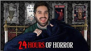 I Read Horror Books For 24 HOURS STRAIGHT 