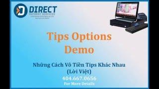 tips options Salon POS vietnamese