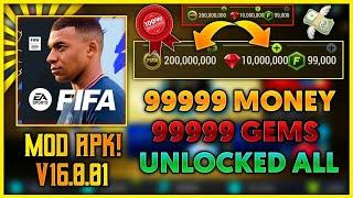 FIFA Mobile Soccer Mod Apk v16.0.01 Gameplay - Hack, Unlimited Money - Android  #fifa22mod #fifa23