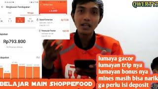 SHOPPEFOOD DRIVER RIVEW PENGHASILAN SHOPPE FOOD