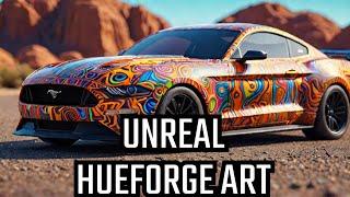 3D Printed Ford Mustang Boss – Unreal Hueforge Art! 