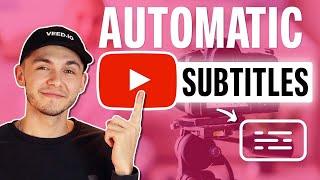 How to Add Subtitles to a YouTube Video - NEW YOUTUBE UPDATE & Automatic Subtitles (2022)
