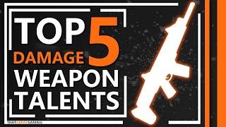 5 of The Best Weapon Talents for Damage in The Division 2