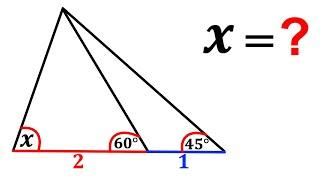 Justify your answer | Can you find the angle X? | #math #maths | #geometry
