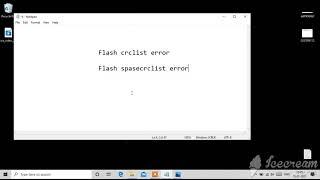 Mi Flash sparsecrclist error Or Crclist error