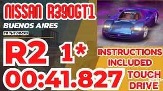 Asphalt UNITE - NISSAN R390GT1 Grand Prix Round 2 | 1⭐ Touchdrive Instructions | To The Docks