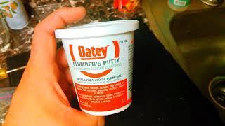 how to use plumbers putty