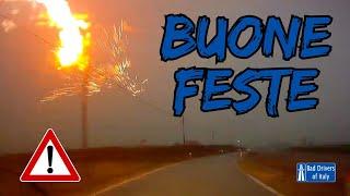 BAD DRIVERS OF ITALY dashcam compilation 12.26 - BUONE FESTE