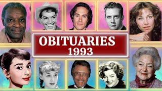 Obituaries in 1993 Famous Celebrities we  Lost in 1993 Ep 01 OBITUARIES TV