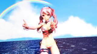 【MMD】 MOMOLAND - I'm So Hot ( Bikini Teto )