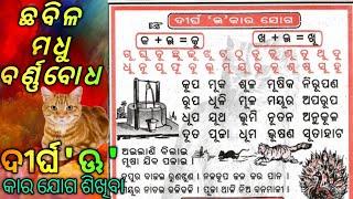 ଦୀର୍ଘ "ଊ" କାର ଯୋଗ /U kara joga /odia barnabodha /odia barnamala /matra sikhyaa /matra in odia /matra