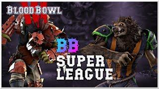 Blood Bowl 3 - Super League - Jimmy Fantastic (Orc) vs. Hiru (Necromantic)