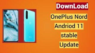 OnePlus rolls out OxygenOS 11 based Android 11 stable update to OnePlus Nord#oneplusNord