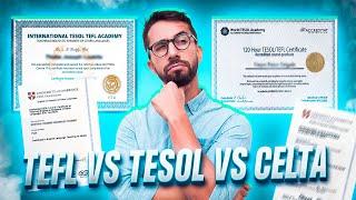 Teach Abroad: ESL Certifications + TEFL vs TESOL vs CELTA
