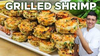 The Best Grilled Shrimp | Easy Recipe | Shrimp Skewers by Lounging with Lenny