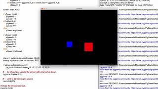 Pygame Simple Collisions