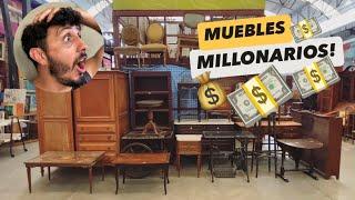 MUEBLES MILLONARIOS! ¿VALE LA PENA? (Mercado de pulgas).