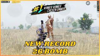 New Record 26 Kills Solo Vs Squad Uncut | PUBG Mobile