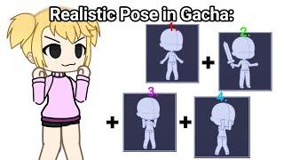 Realistic Pose Combo in Gacha: 