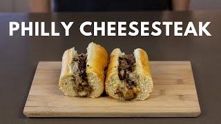 How to make a Philly Cheesesteak Sandwich at home (ULTIMATE sandwich recipe!)