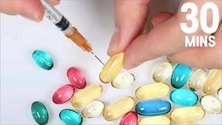 ASMR Destroying Pills 30 Mins 알약으로 팅글을 느낄수 있을까? (Reference - ASMR Ouvir)