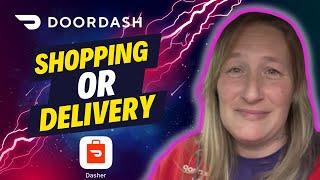 How to choose Shopping Only or Delivery Only orders on DoorDash!