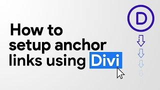 Create Anchor Links Using The Divi Builder