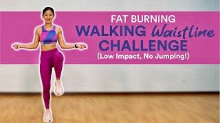 Fat Burning Walking Waistline Challenge (Low Impact, Beginner Friendly) | Joanna Soh